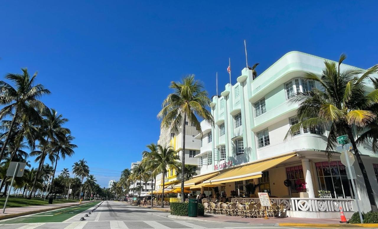 Beachfront Apt In Carlyle Hotel On Ocean Drive Miami Beach Kültér fotó